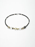 SANSUN Black Tourmaline Smoky Quartz Citrine Necklace - Daily Protection & Grounding