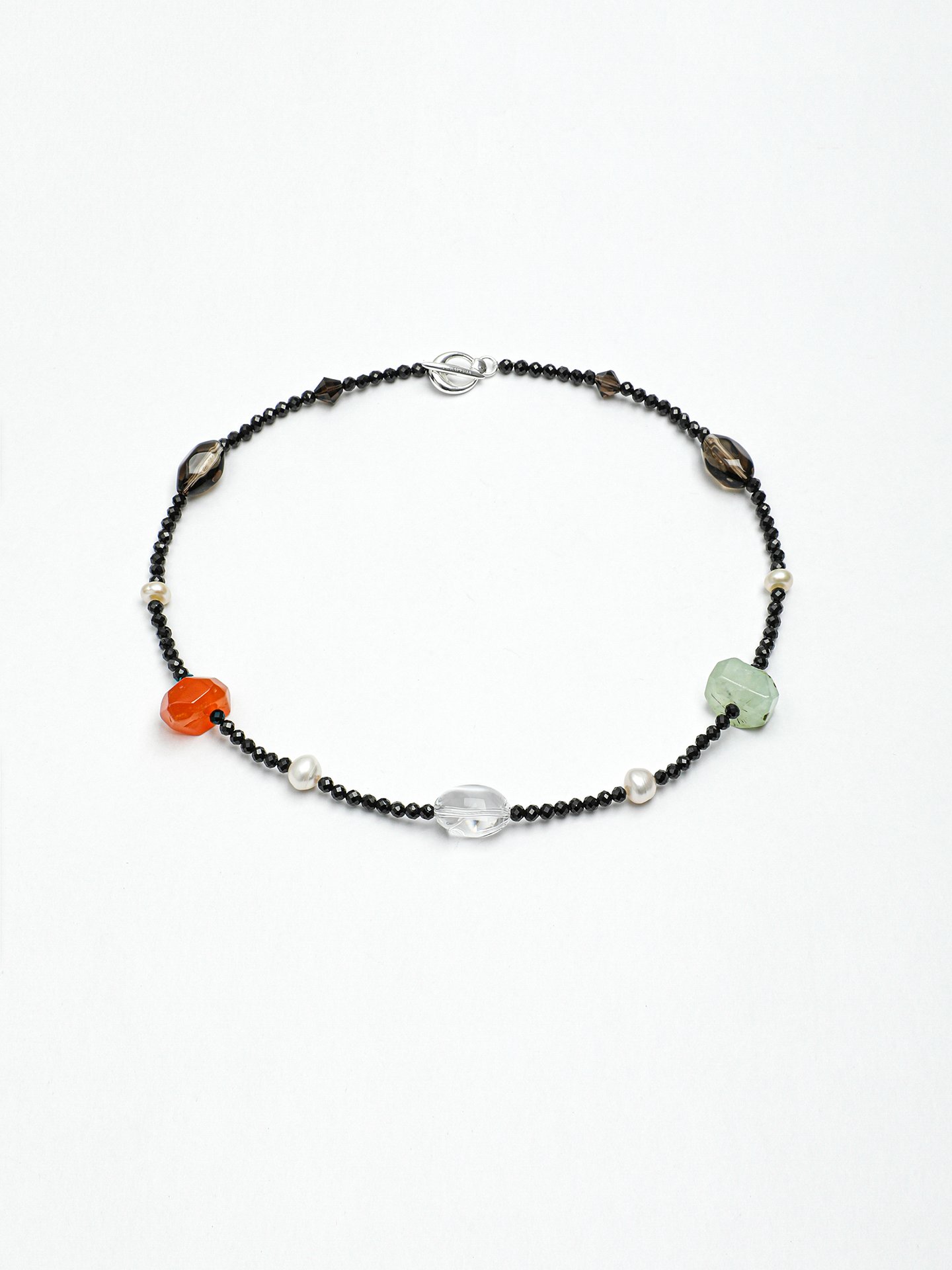 1J7A0608-E68BB7E8B49D.jpg SANSUN Black Tourmaline Smoky Quartz Pearl Necklace - Protection Grounding Nightmare Shield - Image 1