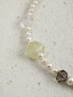 SANSUN Citrine Prehnite Black Hair Crystal Necklace - Spiritual Abundance & Manifestation - Image 7
