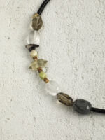 SANSUN Black Tourmaline Smoky Quartz Citrine Necklace - Daily Protection & Grounding - Image 8