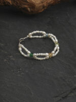 SANSUN Topaz Citrine Green Agate Prehnite Pearl Bracelet - Rainbow Healing & Joy - Image 4