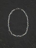 SANSUN Blue Topaz Baroque Pearl Necklace - Truth Communication & Emotional Clarity - Image 4