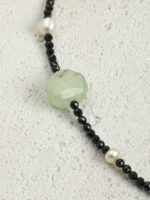 SANSUN Black Tourmaline Smoky Quartz Pearl Necklace - Protection Grounding Nightmare Shield - Image 5