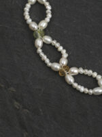 SANSUN Topaz Citrine Green Agate Prehnite Pearl Bracelet - Rainbow Healing & Joy - Image 5