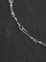 SANSUN Blue Lace Agate Clear Quartz Pearl Necklace - Communication & Calm - Image 6