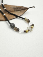 SANSUN Black Tourmaline Smoky Quartz Citrine Necklace - Daily Protection & Grounding - Image 4
