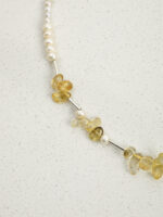 SANSUN Citrine Smoky Quartz Baroque Pearl Necklace - Wealth Abundance & Grounding - Image 5