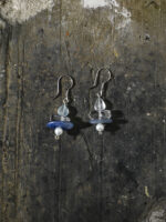 SANSUN Aquamarine Blue Kyanite Chip Earrings - Public Speaking & Throat Chakra - Image 3