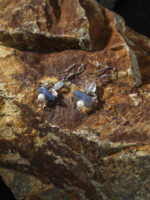 SANSUN Aquamarine Blue Kyanite Chip Earrings - Public Speaking & Throat Chakra - Image 4