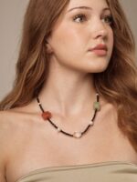 SANSUN Black Tourmaline Smoky Quartz Pearl Necklace - Protection Grounding Nightmare Shield - Image 3