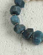 SANSUN Blue Apatite Freshwater Pearl Bracelet - Intuition & Emotional Balance - Image 3