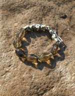 SANSUN Smoky Quartz Spotted Stone Bracelet - Grounding & Release Old Patterns - Image 5