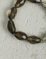 SANSUN Smoky Quartz Spotted Stone Bracelet - Grounding & Release Old Patterns - Image 2