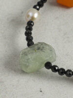 SANSUN Clear Quartz Red Agate Prehnite Black Tourmaline Bracelet - EMF Protection & Abundance - Image 7
