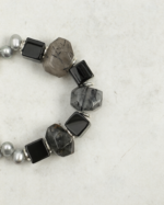 SANSUN Black Hair Crystal Onyx Bracelet - Manifestation & Grounding Shadow Work - Image 8