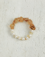 SANSUN Citrine Freshwater Pearl Bracelet - Wealth Abundance & Daily Optimism - Image 6