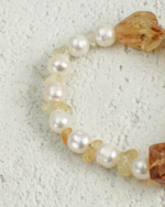 SANSUN Citrine Freshwater Pearl Bracelet - Wealth Abundance & Daily Optimism - Image 7