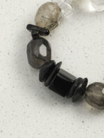 SANSUN Tiger Eye Citrine Black Tourmaline Bracelet - Grounding Abundance & Protection - Image 4