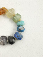 SANSUN Rainbow Crystal Freeform Bracelet - Joy Clarity & Multi-Stone Healing - Image 3