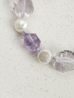 SANSUN Amethyst Clear Quartz Pearl Bracelet - Daily Spiritual Protection - Image 5