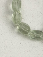 SANSUN Green Quartz Smoky Quartz Teardrop Pearl Bracelet - Heart Chakra & Grounding - Image 5