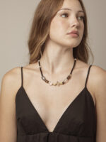 SANSUN Black Tourmaline Smoky Quartz Citrine Necklace - Daily Protection & Grounding - Image 6