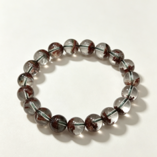 Natural Multi-Color Phantom Quartz Bracelet