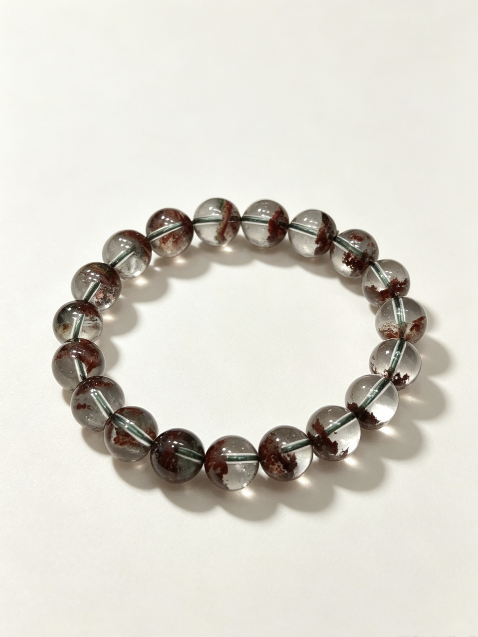 Multi-Color Phantom Quartz-1 Natural Multi-Color Phantom Quartz Bracelet - Image 1
