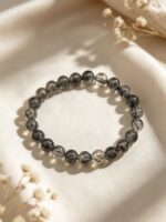 Natural Black Rutilated Crystal Bracelet - Image 3