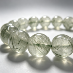 Natural Green Rutilated Quartz Bracelet - Image 3